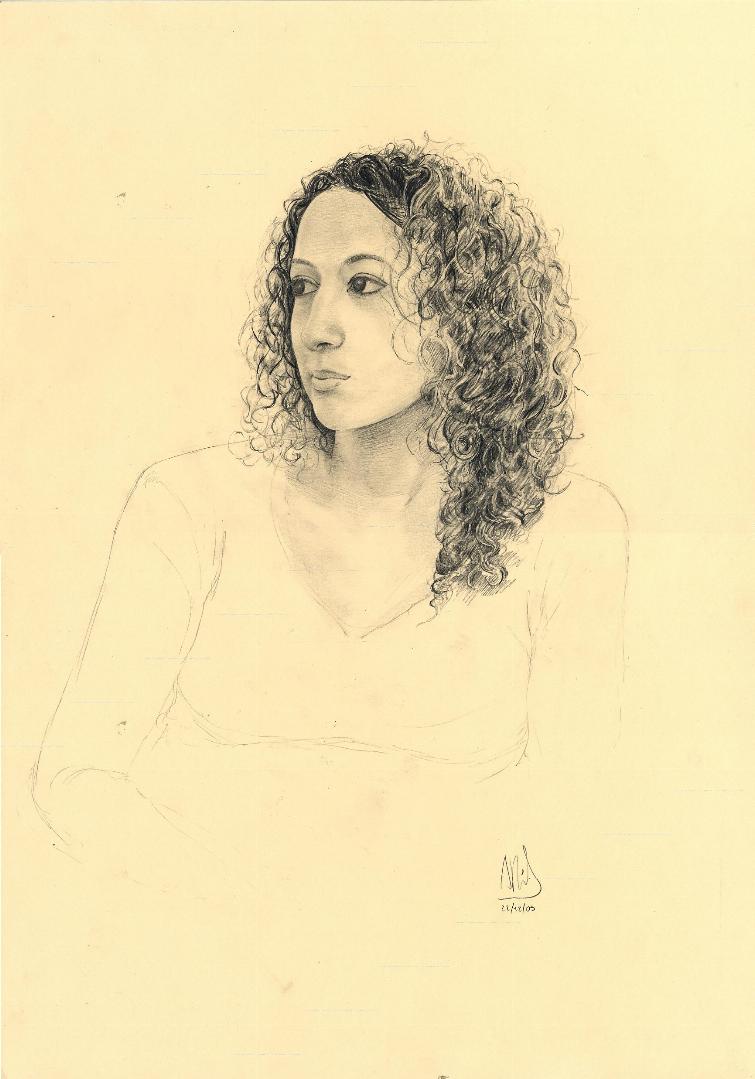 Dessin, Gloria - Mine de plomb - 32cm x 24cm